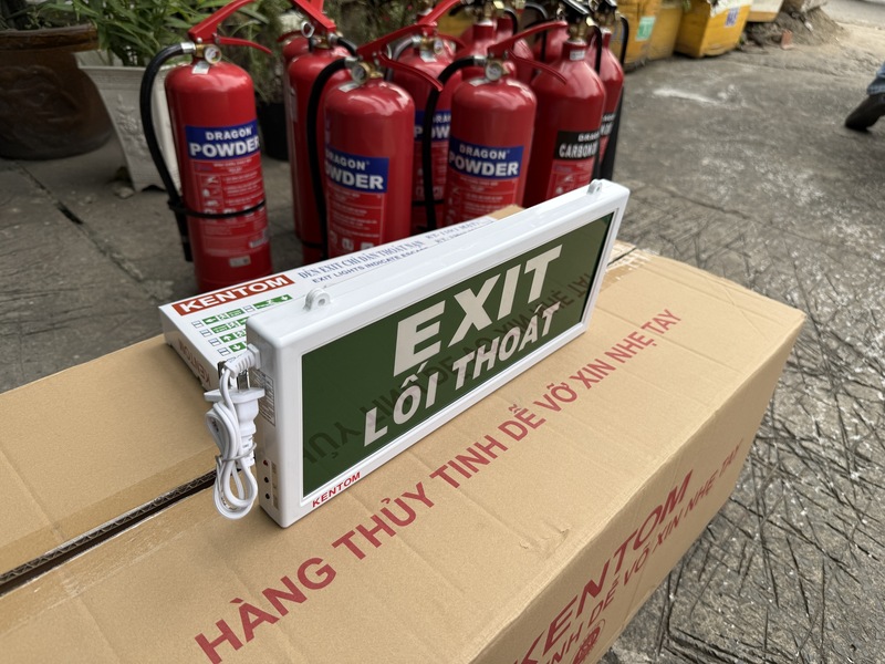 Biển chỉ dẫn lối thoát hiểm Exit - Thiết Bị PCCC Levu - Công Ty TNHH Levu.vn